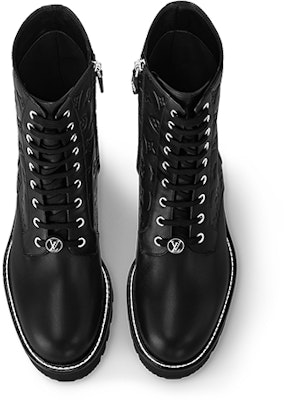 (Women) Louis Vuitton 'Territory' Martin Boot 'First Layer Cowhide Comfort Casual Mid-Tube Black' 1ABUVN Shop (Women) Louis Vuitton 'Territory' Martin Boot 'First Layer Cowhide Comfort Casual Mid-Tube Black' 1ABUVN