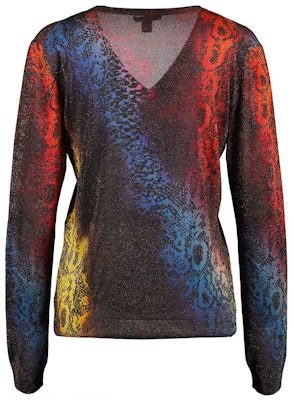 (W) ルイヴィトン Vネックプルオーバー 長袖 ニットセーター マルチカラー RW171B Order (W) ルイヴィトン Vネックプルオーバー 長袖 ニットセーター マルチカラー RW171B