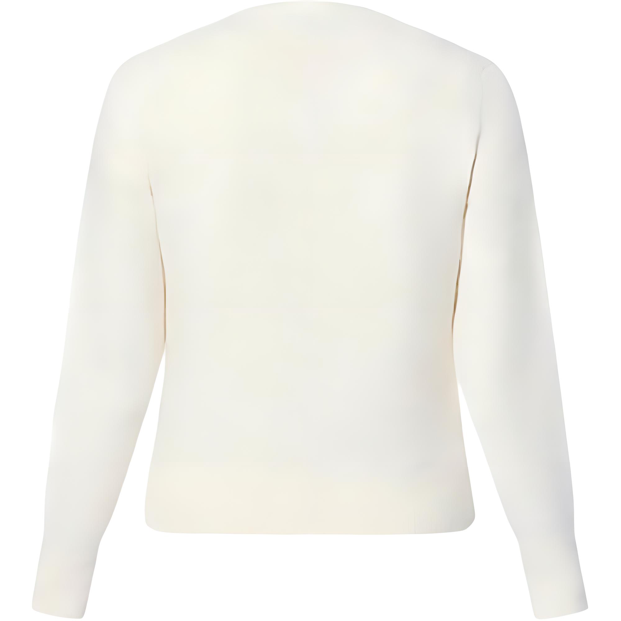 Lookbook (Women) Louis Vuitton  White Long Sleeve Knit Sweater with Letter Pattern 1AGBXS