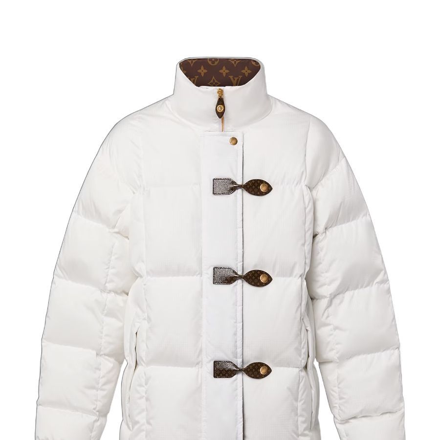 Sizing (W) 路易威登白色简约长袖拉链夹克 1AF471
