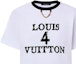 Details for (Women) LOUIS VUITTON White T-Shirt with Letter Logo Print. 1ABIQC
