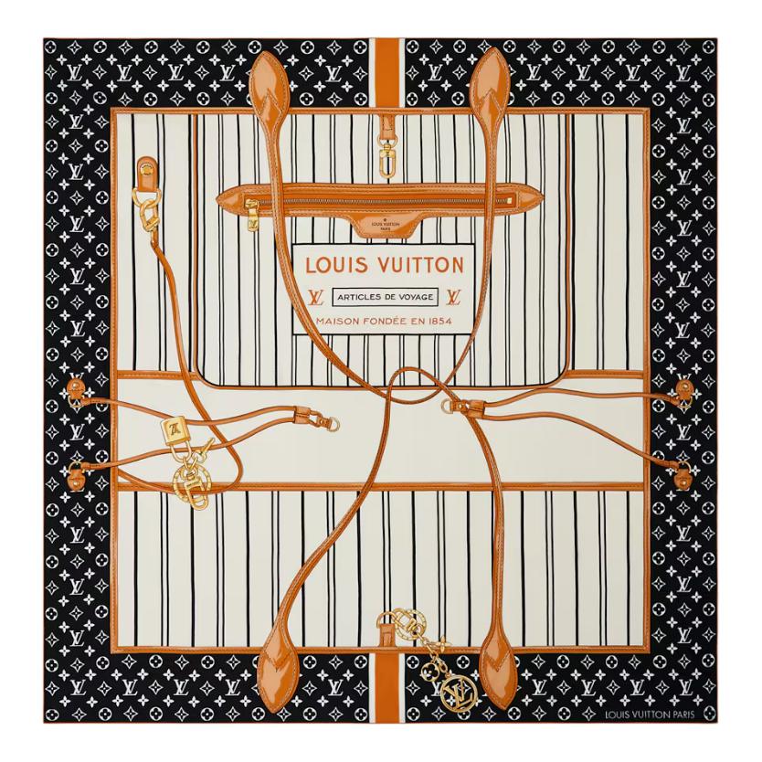 (Women) Louis Vuitton  Wool & Silk Shawl Multicolor Original Design. M96451 圖 2