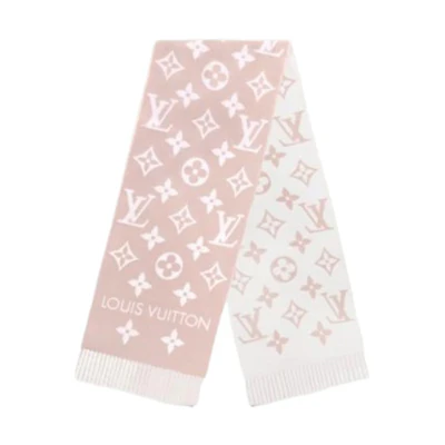 (Women) LOUIS VUITTON Wool Knit Scarf Multicolor Original Design M77854 M77853 M77727 M77728