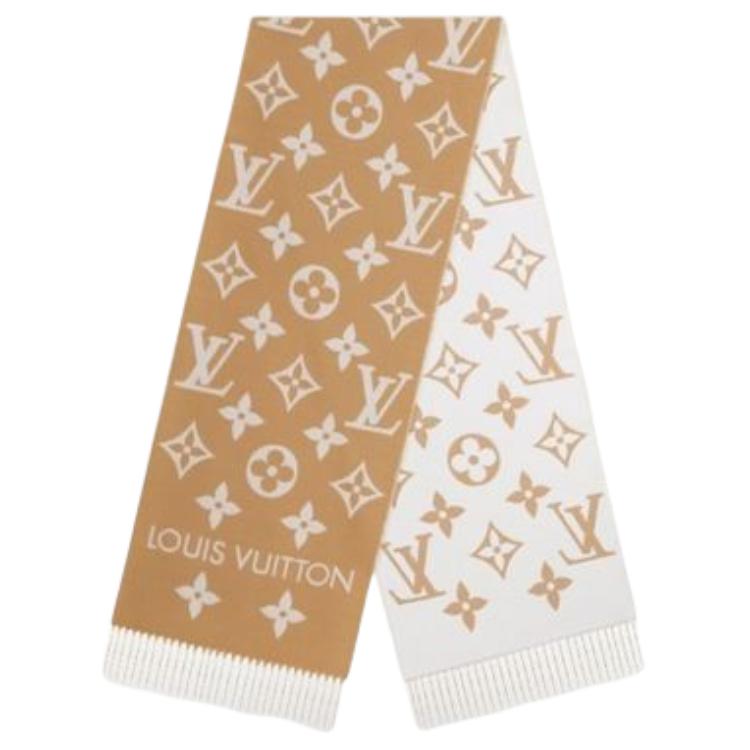 (Women) LOUIS VUITTON  Wool Knit Scarf Multicolor Original Design M77854 M77853 M77727 M77728 圖 3