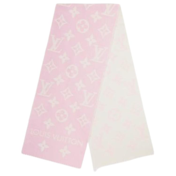 (Women) LOUIS VUITTON  Wool Knit Scarf Multicolor Original Design M77854 M77853 M77727 M77728 圖 4