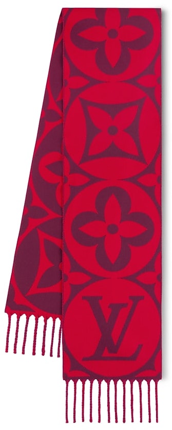 women-louis-vuitton-wool-knit-scarf-red-with-monogram-pattern-m90853