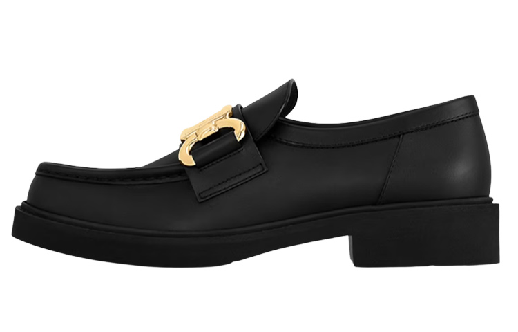 (Women) Louis Vuitton Academy Loafer 'Black Calfskin' 1AC6XN