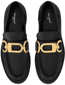 路易威登 LV Academy 小牛皮 圓頭套穿 樂福鞋 2cm 女款 黑色 Lookbook 路易威登 LV Academy 小牛皮 圓頭套穿 樂福鞋 2cm 女款 黑色