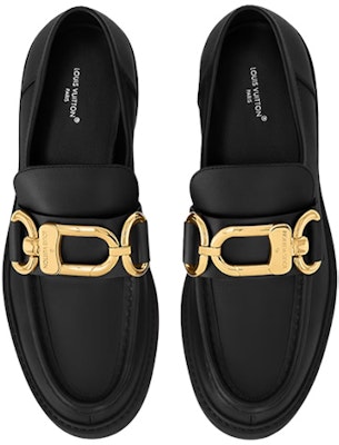 (W) Louis Vuitton Akademi Loafer 'Kulit Anak Lembu Hitam' 1AC6XN Lookbook (W) Louis Vuitton Akademi Loafer 'Kulit Anak Lembu Hitam' 1AC6XN