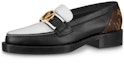 Buy (W) Louis Vuitton Academy Flat Loafers 'Hitam dengan Belakang Monogram' 1A66QN