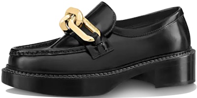(Women) Louis Vuitton Academy Platform Loafers 'Black' 1A8VRI (Women) Louis Vuitton Academy Platform Loafers 'Black' 1A8VRI