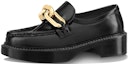 Buy (W) Louis Vuitton Academy Platform Loafers 'Hitam' 1A8VRI