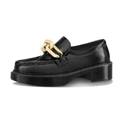 (W) LV Academy Platform Loafers 'Black'