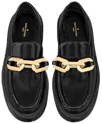 (W) Louis Vuitton Academy Platform Loafers 'Hitam' 1A8VRI Lookbook (W) Louis Vuitton Academy Platform Loafers 'Hitam' 1A8VRI