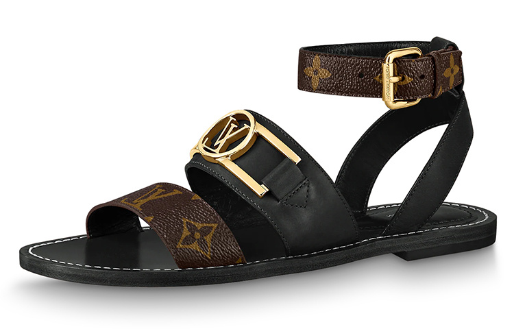 (Women) Louis Vuitton Academy Sandal 'Black' 1A677Z