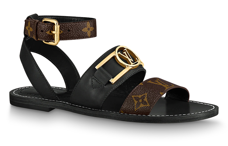 Order (Women) Louis Vuitton Academy Sandal 'Black' 1A677Z