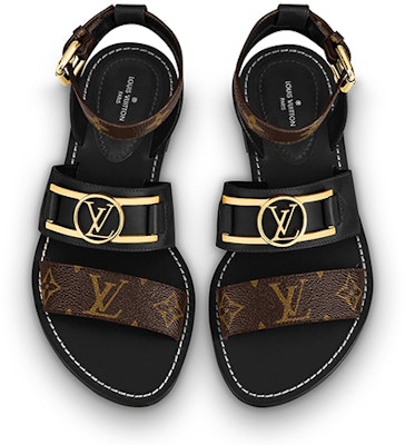 (W) Sandalia Louis Vuitton Academy 'Negra' 1A677Z Lookbook (W) Sandalia Louis Vuitton Academy 'Negra' 1A677Z