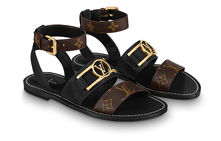 Shop (Women) Louis Vuitton Academy Sandal 'Black' 1A677Z