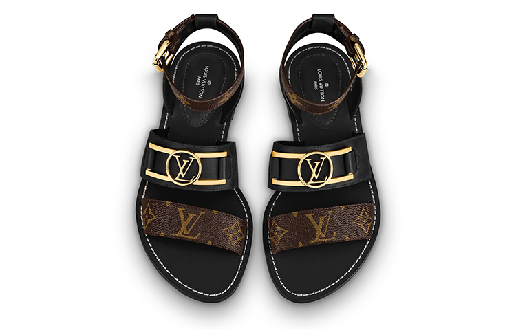 Purchase (Women) Louis Vuitton Academy Sandal 'Black' 1A677Z