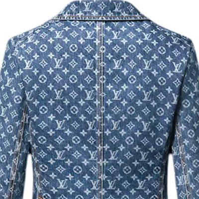 (Women) Louis Vuitton All-Over Print Slim Fit Blazer Blue Long Sleeve Jacket 1AFYTF Purchase (Women) Louis Vuitton All-Over Print Slim Fit Blazer Blue Long Sleeve Jacket 1AFYTF