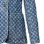 Sizing (Women) Louis Vuitton All-Over Print Slim Fit Blazer Blue Long Sleeve Jacket 1AFYTF