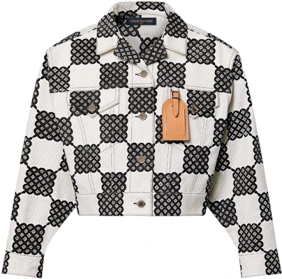 (W) 路易威登 Alpha Damier Monogram 白色短款外套 春夏系列 2023. 1ABRF3 Buy (W) 路易威登 Alpha Damier Monogram 白色短款外套 春夏系列 2023. 1ABRF3