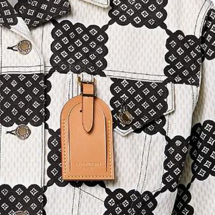 Sizing (W) LOUIS VUITTON Alpha Damier Monogram 短版外套 白色 SS23 1ABRF3