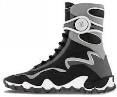 (Women) Louis Vuitton Ankle Boot 'Black Grey Suede Buckle' 1ACKOJ (Women) Louis Vuitton Ankle Boot 'Black Grey Suede Buckle' 1ACKOJ