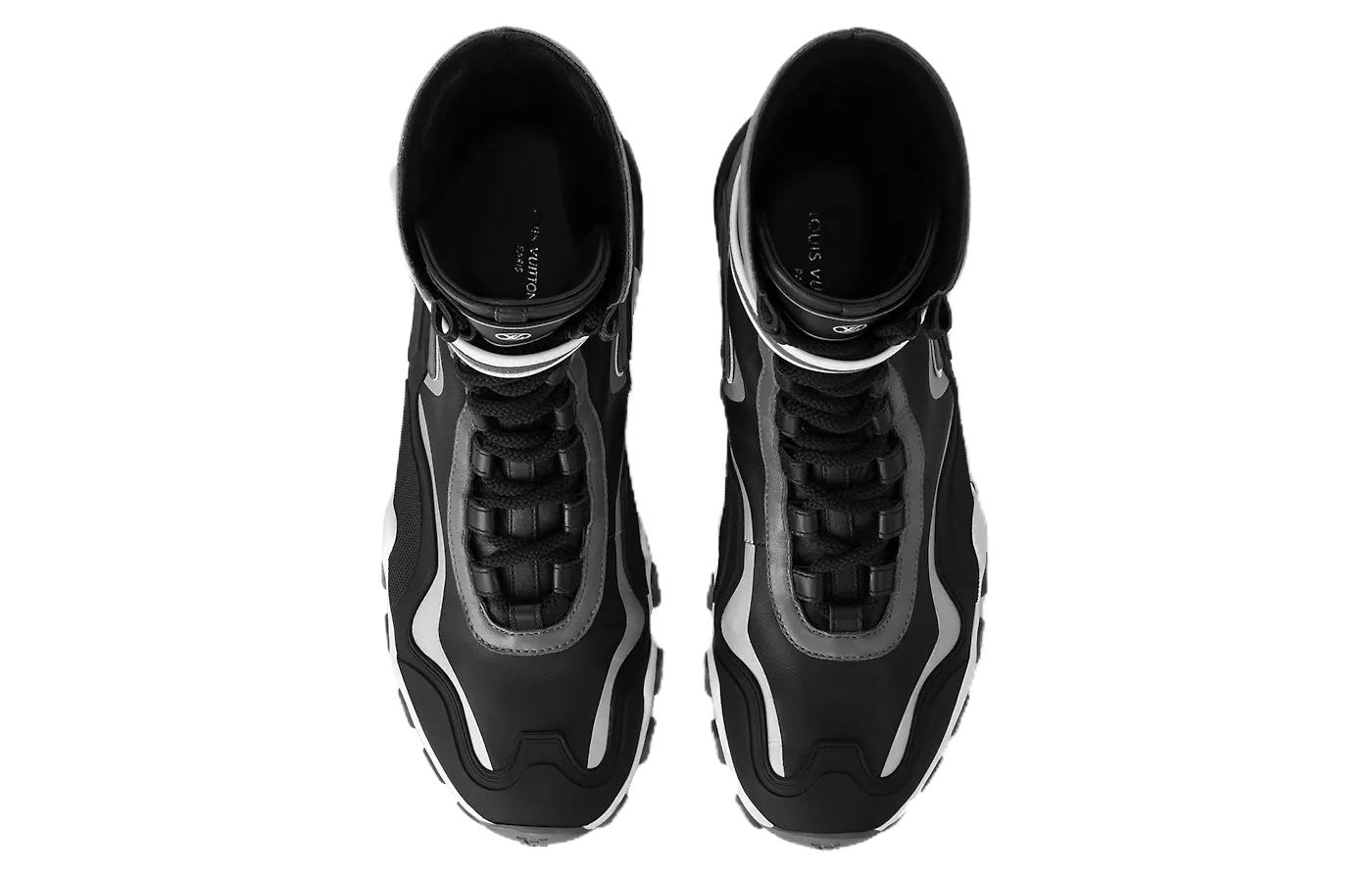 Shop (W) Louis Vuitton Stiefelette ''Schwarz Grau Wildleder Schnalle'' 1ACKOJ