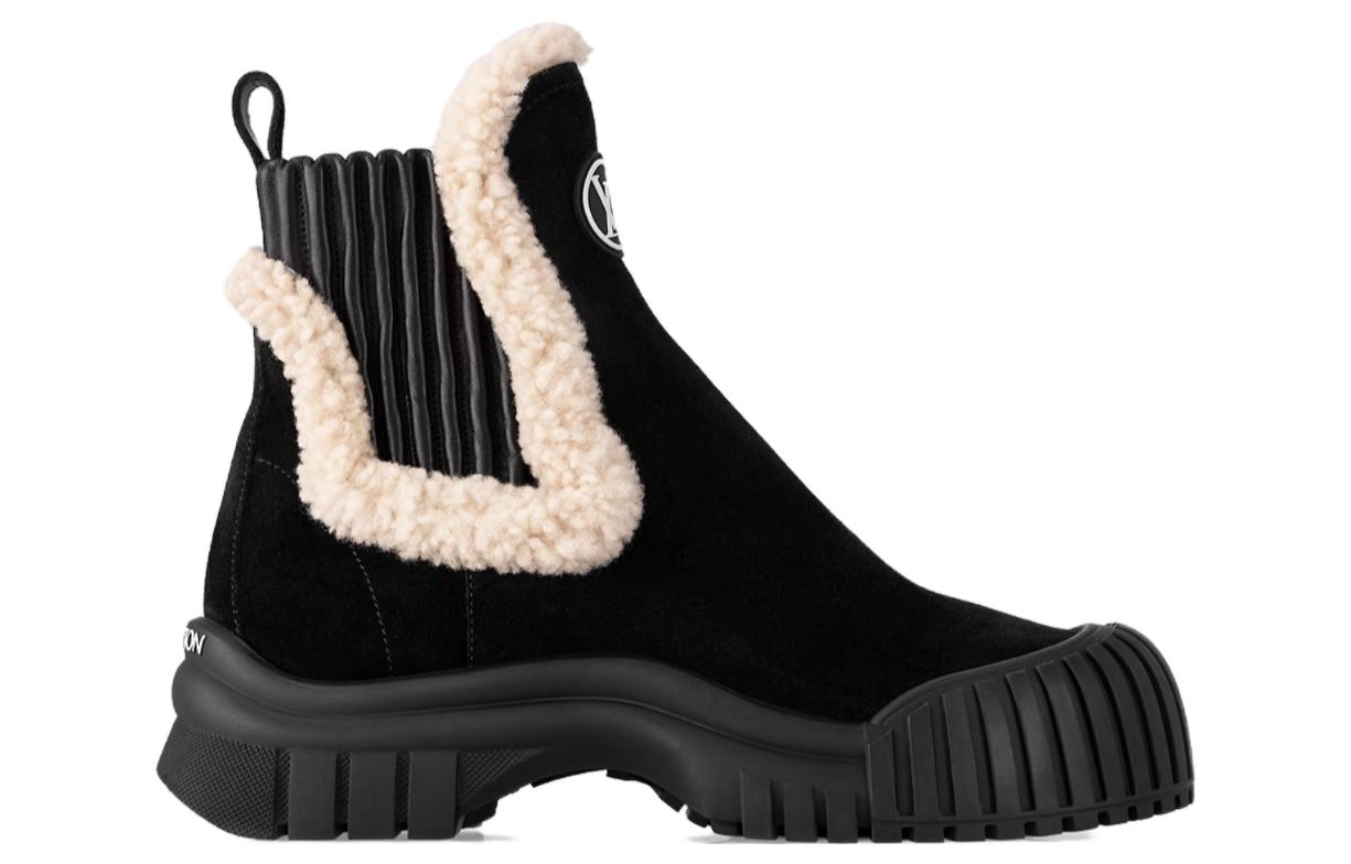 Order (W) Louis Vuitton Stiefelette ''Schwarz Weiß'' 1AC7AC