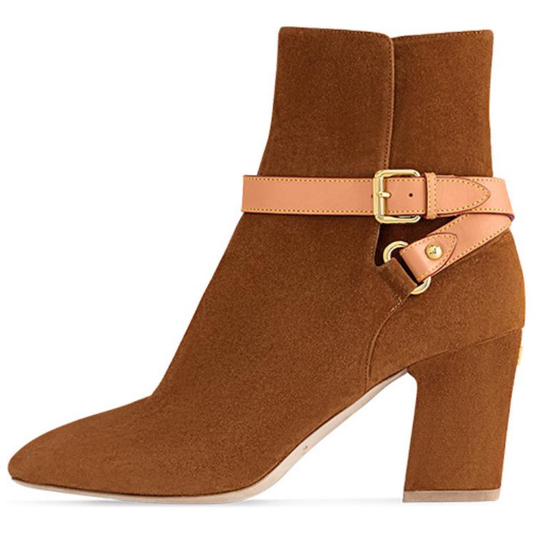 (Women) Louis Vuitton Ankle Boot 'Brown' 1AC6H9
