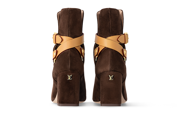 Purchase (W) Louis Vuitton Enkellaars ''Elegant Comfort'' Bruin 1AC6GN