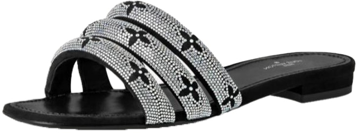 women-louis-vuitton-appeal-rhinestone-suede-slide-black-silver-1-a95-sr