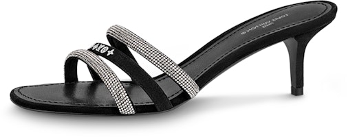 (Women) Louis Vuitton Appeal Leather Slip-On Sandal 'Black' 1AACON (Women) Louis Vuitton Appeal Leather Slip-On Sandal 'Black' 1AACON