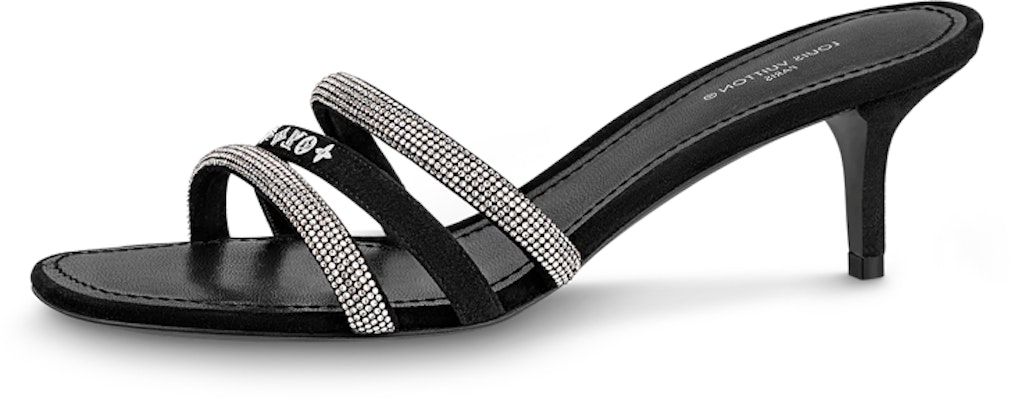 (W) Sandal Gelincir Kulit Louis Vuitton 'Hitam' 1AACON Buy (W) Sandal Gelincir Kulit Louis Vuitton 'Hitam' 1AACON