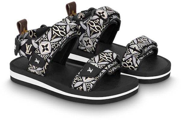 (W) Sandal Datar Louis Vuitton Arcade 'Hitam' 1A8UM9 Lookbook (W) Sandal Datar Louis Vuitton Arcade 'Hitam' 1A8UM9