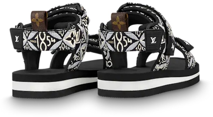 (W) Sandal Datar Louis Vuitton Arcade 'Hitam' 1A8UM9 Shop (W) Sandal Datar Louis Vuitton Arcade 'Hitam' 1A8UM9