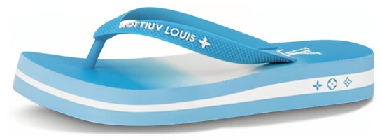 (Women) Louis Vuitton Arcade Flat Thong 'Blue' 1A8T5D (Women) Louis Vuitton Arcade Flat Thong 'Blue' 1A8T5D