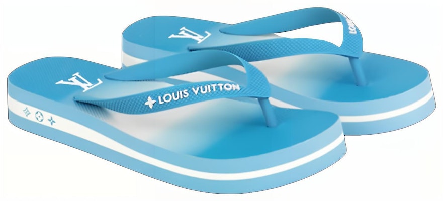 (W) Louis Vuitton Arcade Sandalia Plana 'Azul' 1A8T5D Lookbook (W) Louis Vuitton Arcade Sandalia Plana 'Azul' 1A8T5D