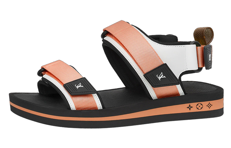 (Women) Louis Vuitton Arcade Sandals 'Orange' 1A8GJ5