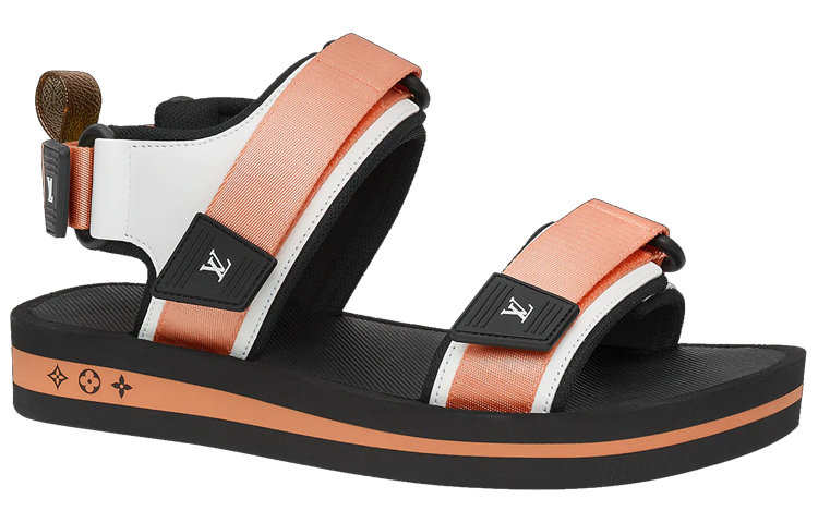 Order (Women) Louis Vuitton Arcade Sandals 'Orange' 1A8GJ5