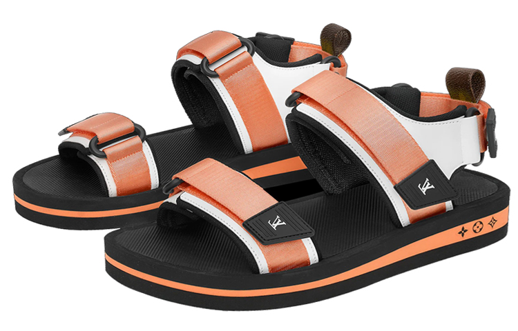 Lookbook (Women) Louis Vuitton Arcade Sandals 'Orange' 1A8GJ5