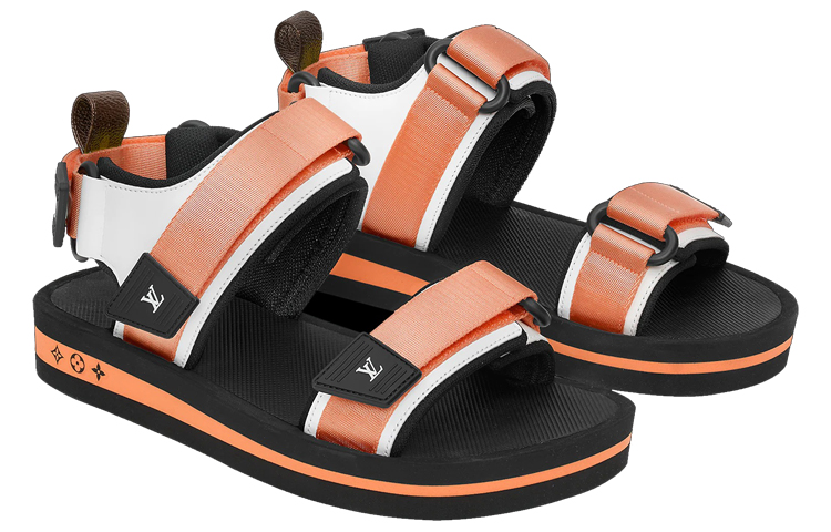 Shop (Women) Louis Vuitton Arcade Sandals 'Orange' 1A8GJ5