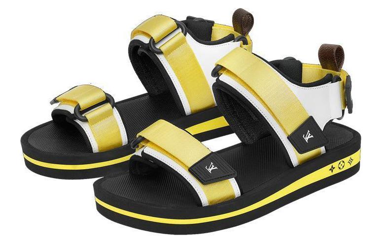 Lookbook (Women) Louis Vuitton Arcade Sandals 'Yellow' 1A8GKE