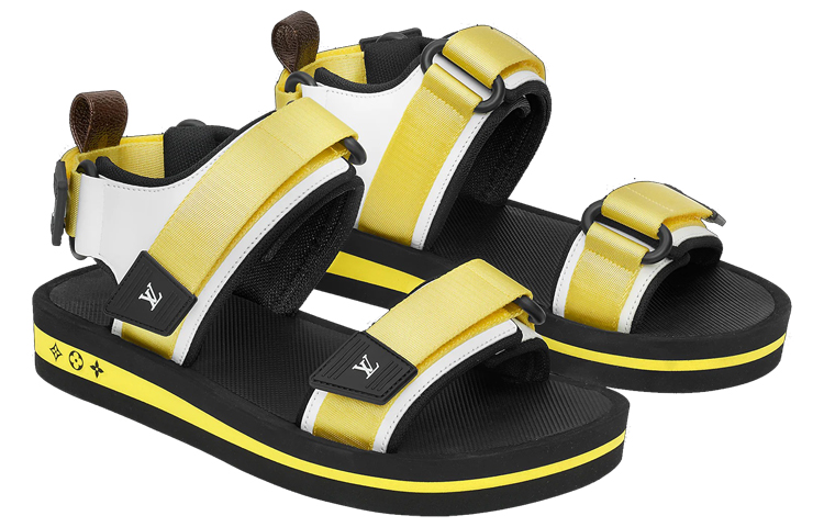 Shop (Women) Louis Vuitton Arcade Sandals 'Yellow' 1A8GKE