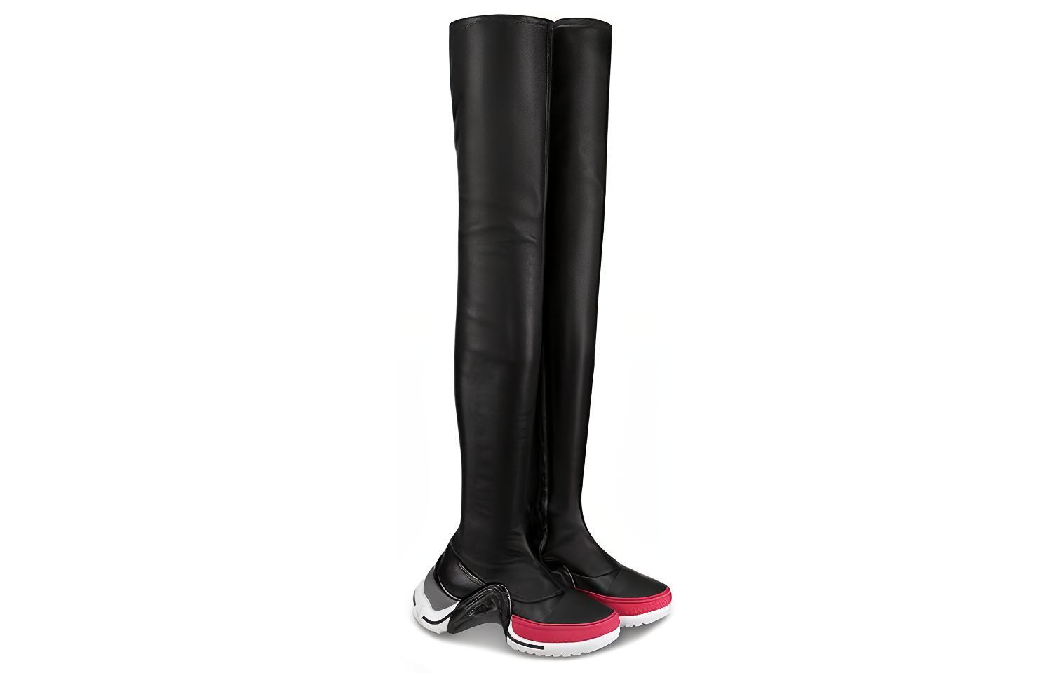 Order (W) ルイ・ヴィトン アーチライト フラットロングブーツ (黒) 1A52HK