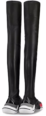 路易威登 Archlight 1.0 小羊皮 平底過膝 長靴 女款 黑色 Lookbook 路易威登 Archlight 1.0 小羊皮 平底過膝 長靴 女款 黑色