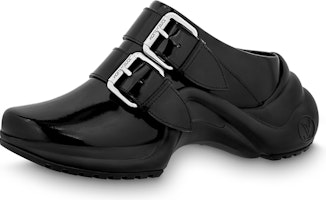 (Women) Louis Vuitton Archlight 1.0 'Black Leather Double Strap Slide' 1ABHXY (Women) Louis Vuitton Archlight 1.0 'Black Leather Double Strap Slide' 1ABHXY