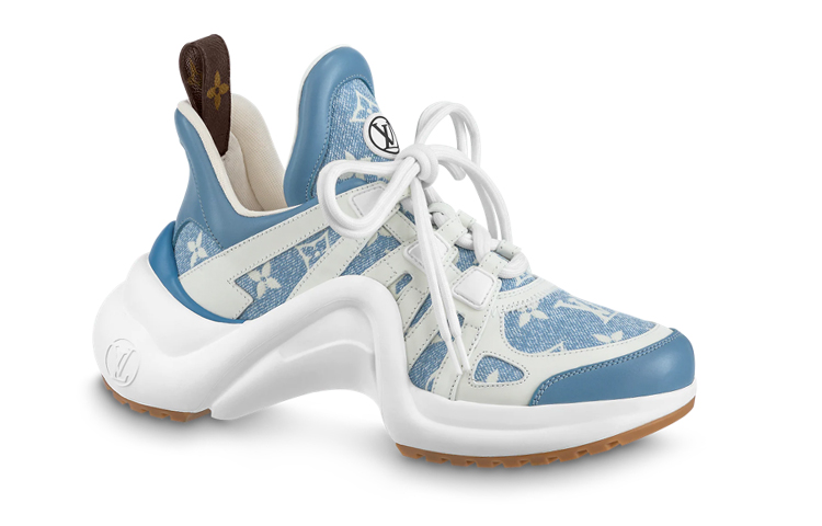 Order (W) Louis Vuitton Archlight 1.0 'Biru Putih' Sneakers 1AB30R