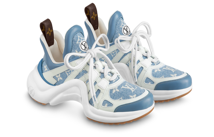 Lookbook (W) Louis Vuitton Archlight 1.0 'Biru Putih' Sneakers 1AB30R